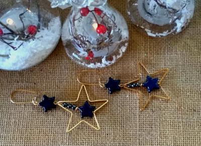 H fashion πρόταση του ewoman: Χριστουγεννιάτικα σκουλαρίκια με αστέρια