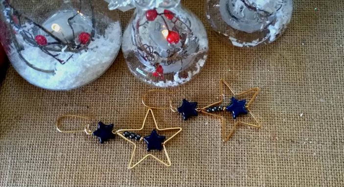 H fashion πρόταση του ewoman: Χριστουγεννιάτικα σκουλαρίκια με αστέρια