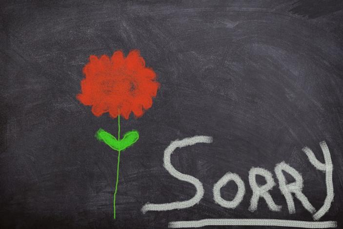 Η συγνώμη είναι πράξη, όχι λέξη!(πηγή pixabay)